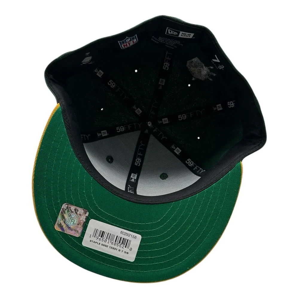 New Era x Staple Green Bay Packers 59FIFTY‎ Hat Cap 7 3/8 Fitted NFL Football